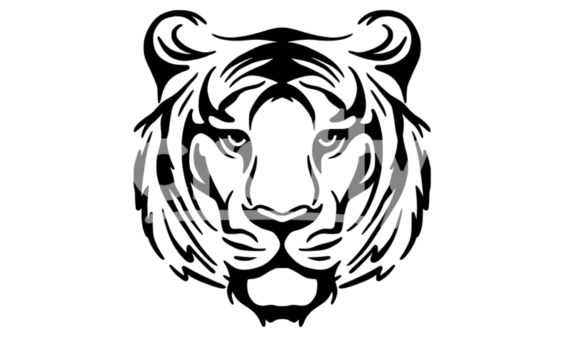 Tiger Head SVG Cut File | Crafty